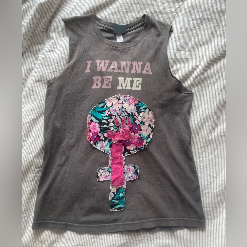 Upcycled Riot Grrrl Inspired Top